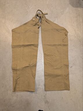 Filson Tan Canvas Chaps Style 22 Tan USA Made